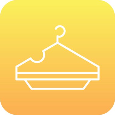 Eşsiz yiyecek çizgisi vektör simgesi