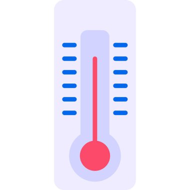termometre simgesi vektör illüstrasyonu