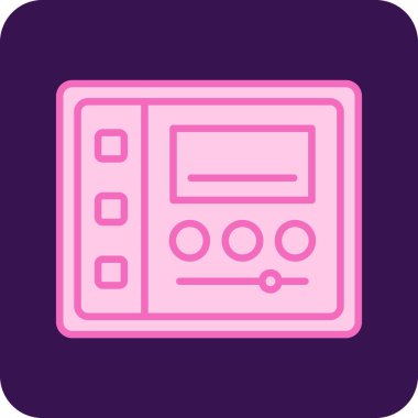 Kontrol denetimi simgesi doldurulmuş dış hat biçimi