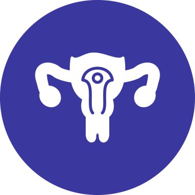 Bir dişi göğüs simgesinin vektör çizimi