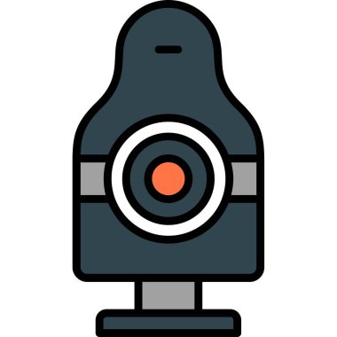 kamera simgesi vektör illüstrasyonu