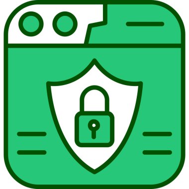 ikon vektör illüstrasyonunu kilitle