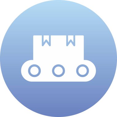 Araba simgesinin vektör illüstrasyonu