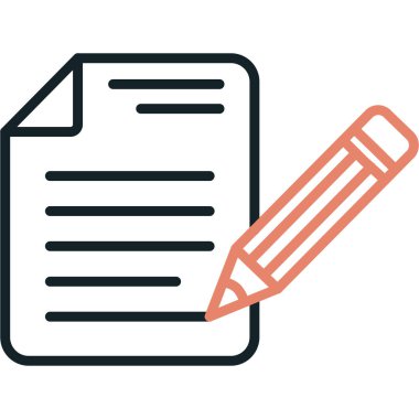 kağıt belge vektör simgesi