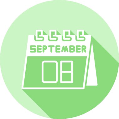 Takvim simgesi, vektör illüstrasyonu basit tasarım