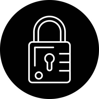 ikon vektör illüstrasyonunu kilitle