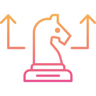 at simgesi vektör illüstrasyonu