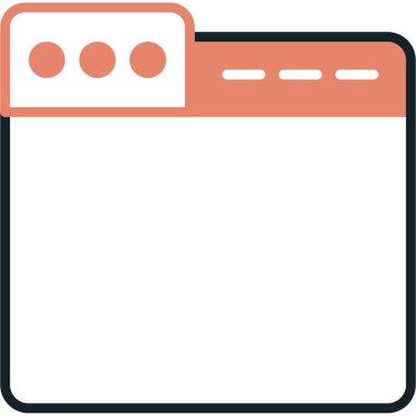 Web simgesi vektör illüstrasyonu