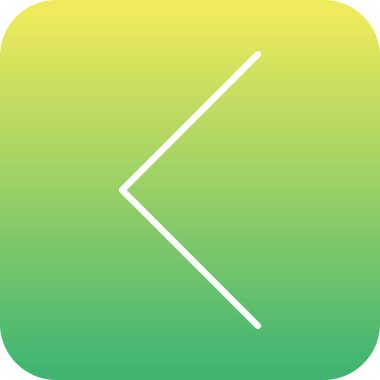 Projeniz için sol yön ok simgesi