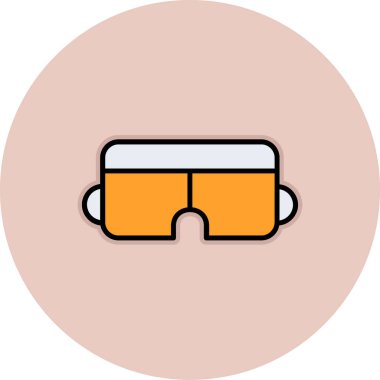 Sakallı ve sakallı bir adamın vektör çizimi