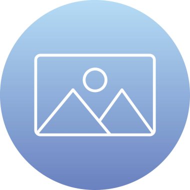 Modern simgenin vektör illüstrasyonu