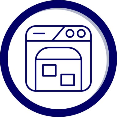 Modern b 'nin vektör illüstrasyonu eksik simgesi