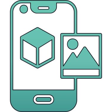 cep telefonu ikonu vektör illüstrasyonu