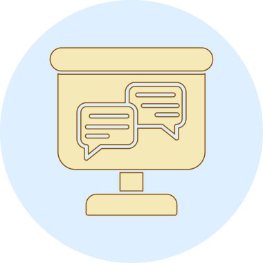 Web simgesi, vektör illüstrasyonu