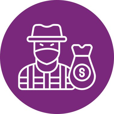 Modern simgenin vektör illüstrasyonu