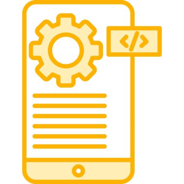 Geliştirme simgesi vektör illüstrasyonu