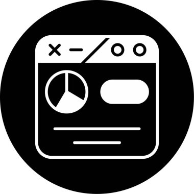 Geliştirme için web simgesi, vektör illüstrasyonu