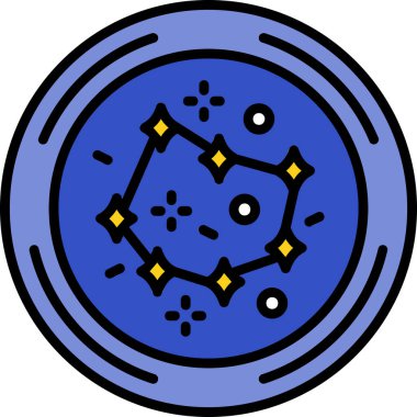 Para para sikkesi simgesi ana hat biçiminde