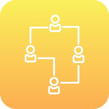 İş ve finans simgesinin vektör illüstrasyonu