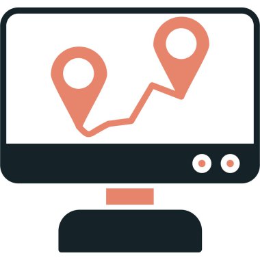 konum haritası konumu simgesi