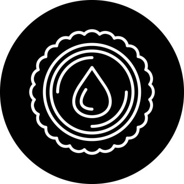 Bir damla vektör illüstrasyonu