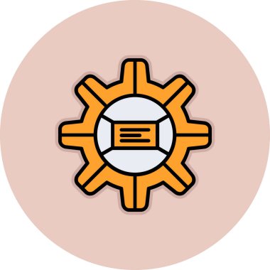 seo modern simgesinin vektör illüstrasyonu