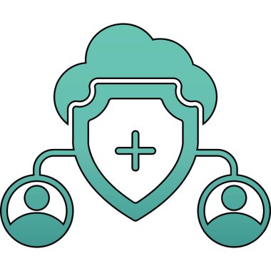 Covid 19 satır simgesine sahip eşsiz bir kalkan