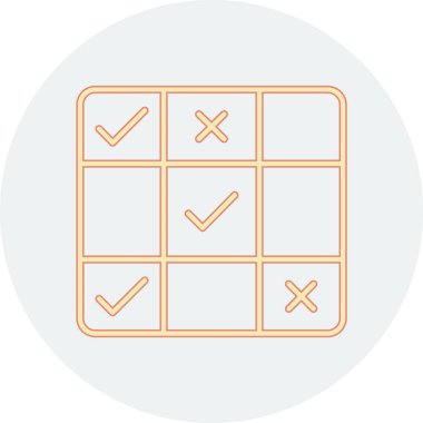 kontrol listesi simgesi vektör illüstrasyonu