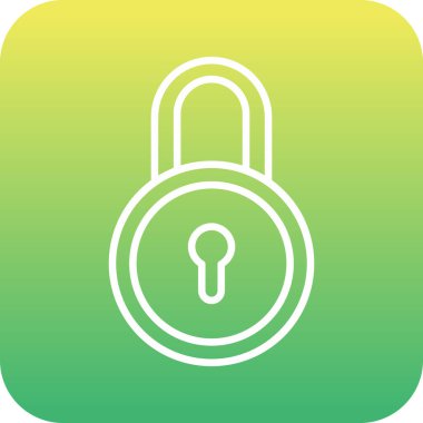 ikon vektör illüstrasyonunu kilitle