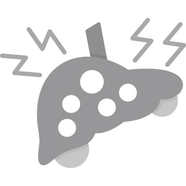 Kızgın ve kızgın bir karikatür ikonunun vektör çizimi