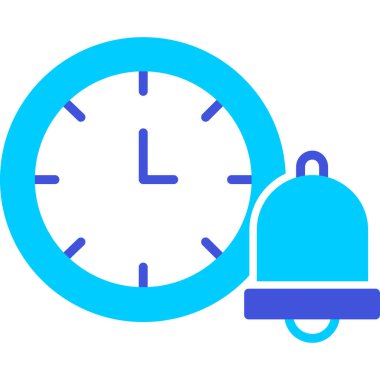 Saat. Web simgesi basit tasarım