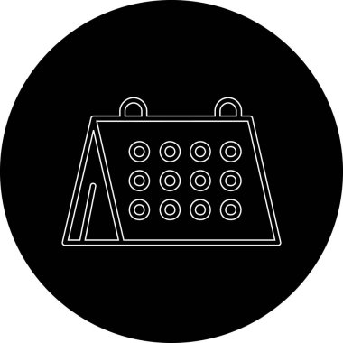 Bir oyun simgesinin vektör illüstrasyonu