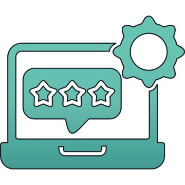 Müşteri hizmetleri ikonu. Beyaz arkaplanda izole edilmiş web tasarımı için basit bir müşteri servis vektör simgesi çizimi