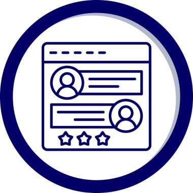 Web için web simgesi, vektör illüstrasyonu