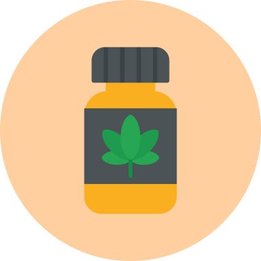 Kenevir yaprağı. Basit tasarım