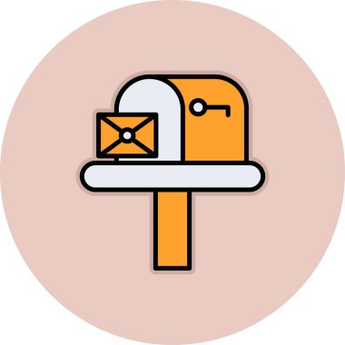 E- posta simgesi vektör illüstrasyonu