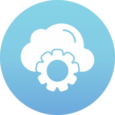 Bulutun illüstrasyon simgesi