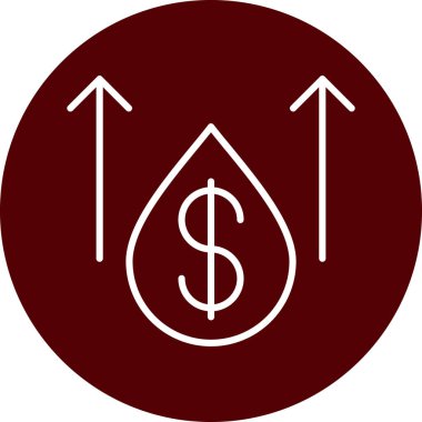 Dolar düşüşü Basit tasarım