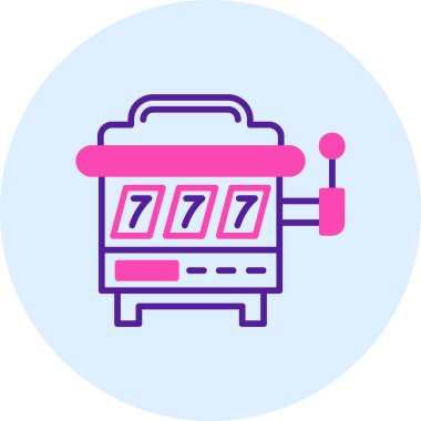 - Makine. Web simgesi basit illüstrasyon