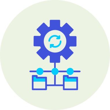 şebeke. Web simgesi basit illüstrasyon