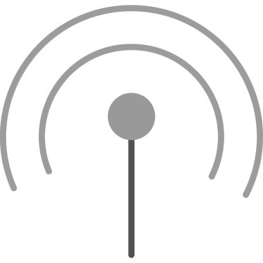 ses dalgası ses simgesi ana hat biçiminde