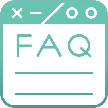 Soru işaretli web tasarımı ve faq kavramı