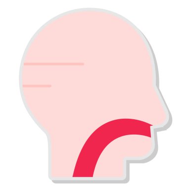 İnsan vücudu simgesi, vektör illüstrasyonu