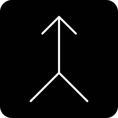 Taslak biçiminde ok aşağı yönlü simge