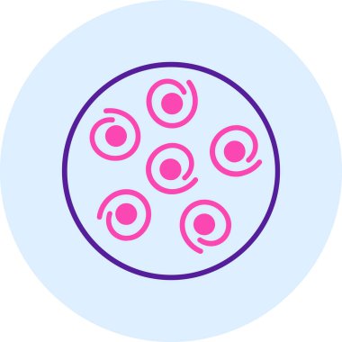 bakteri hücre simgesi