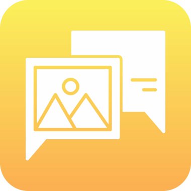 güzel resim çerçeve vektör çizgisi simgesi