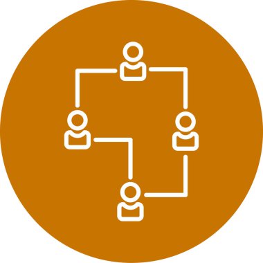 İş ve finans simgesinin vektör illüstrasyonu