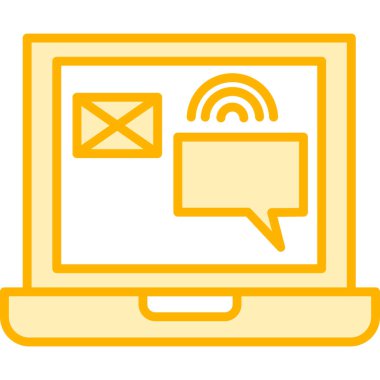 İnternet simgesi vektör illüstrasyonu