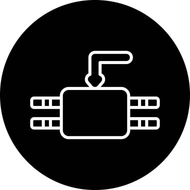 seo modern simgesinin vektör illüstrasyonu