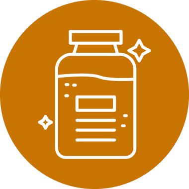 Şişe. Web simgesi basit tasarım